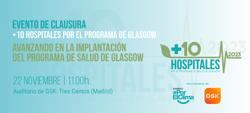 Cartel Evento clausura Sanidad